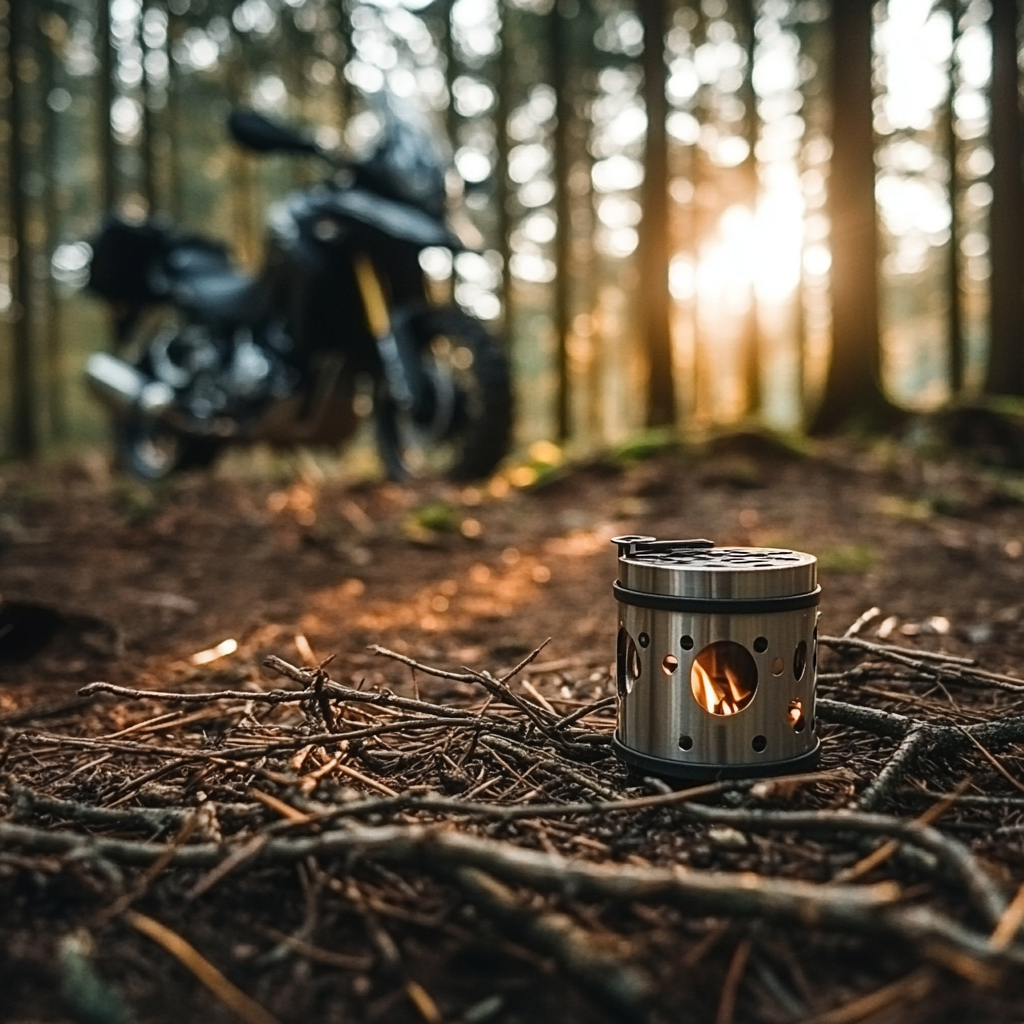 Forest Stove Scene