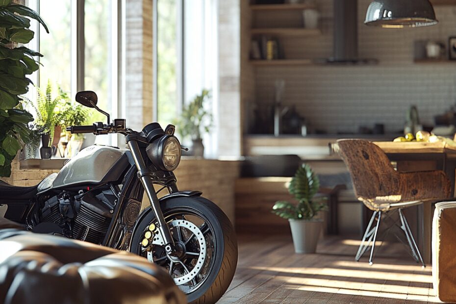 "Motorcycle Chic Apartment"