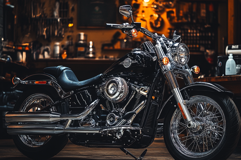 "Harley Davidson Garage Glow"