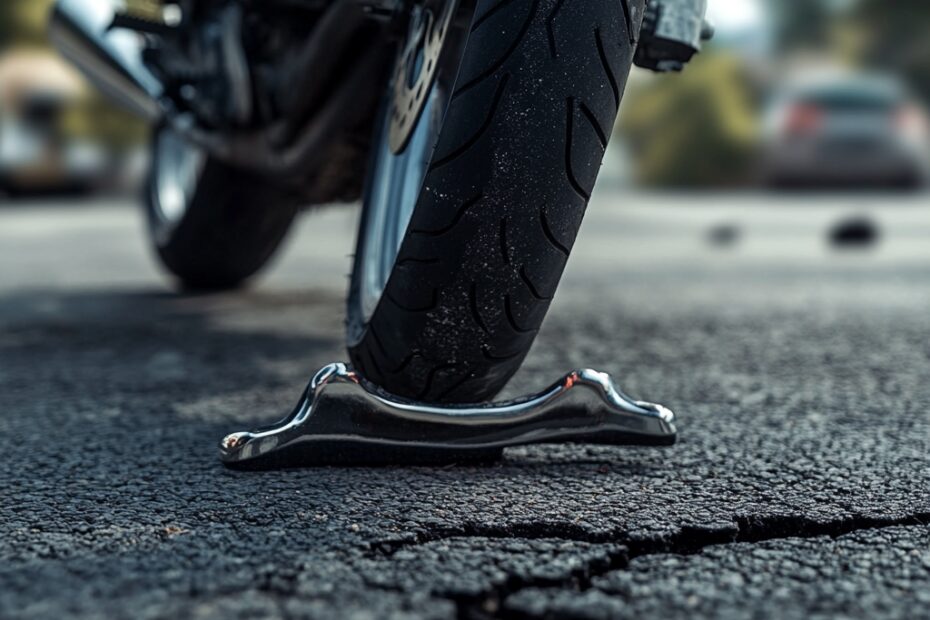 Hot Asphalt Motorcycle Kickstand Issue