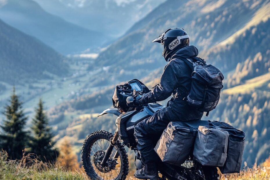 "Adventure Solo Moto Camping"
