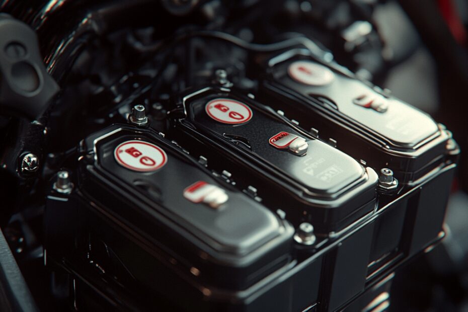 "6V 12V Motorcycle Battery in Garage"