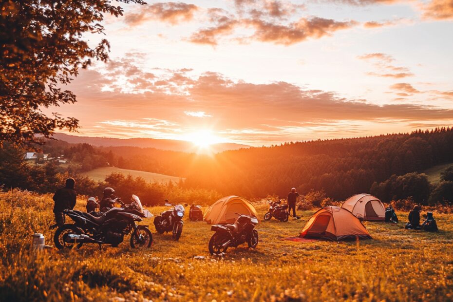 Sunset Motorcycle Camp