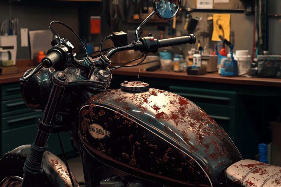 "Garage Motorcycle Cleaning"