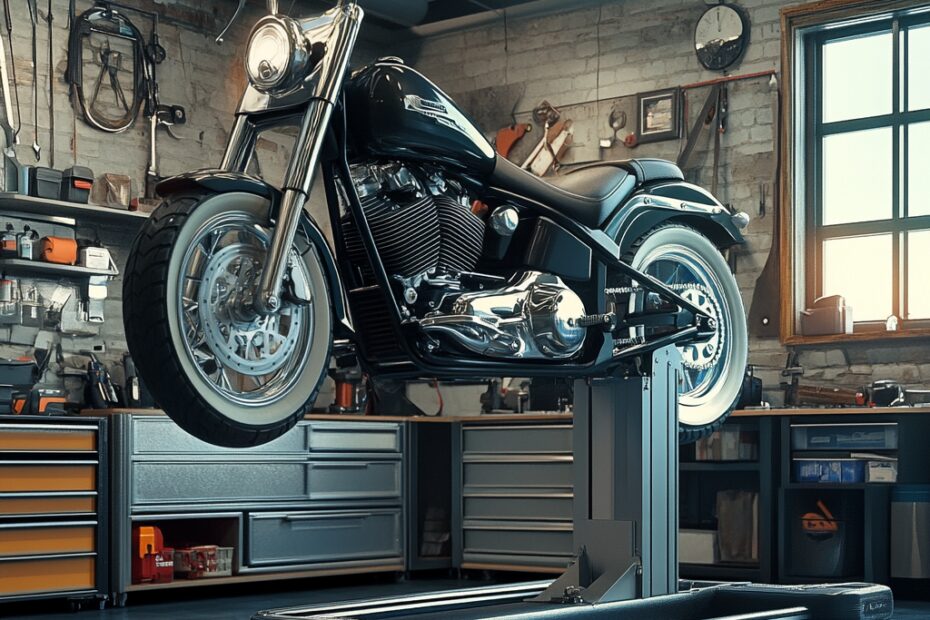 "Garage Motorcycle Lift"