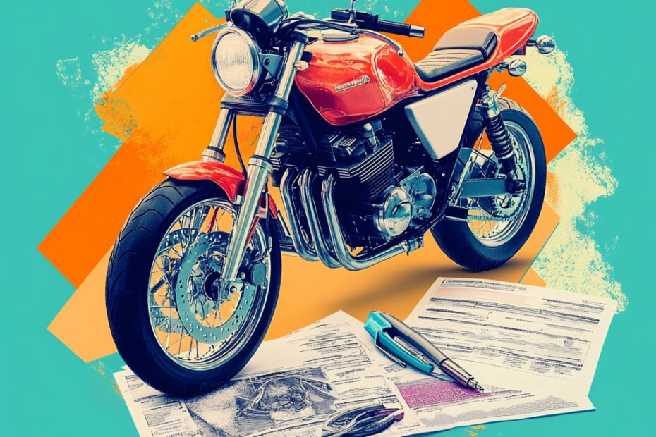 "Motorcycle Rental Expenses Collage"