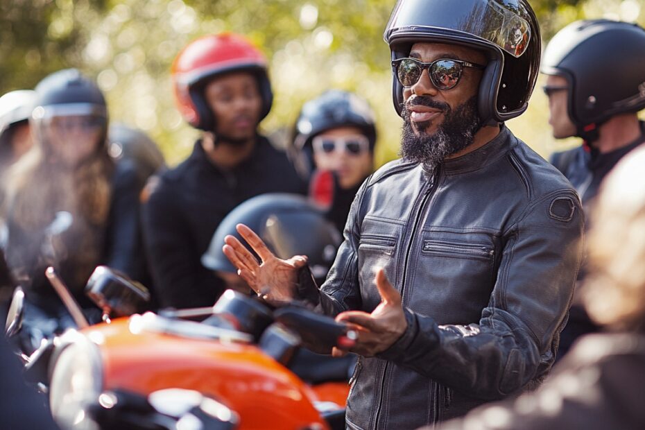 Outdoor Motorcycle Safety Class.