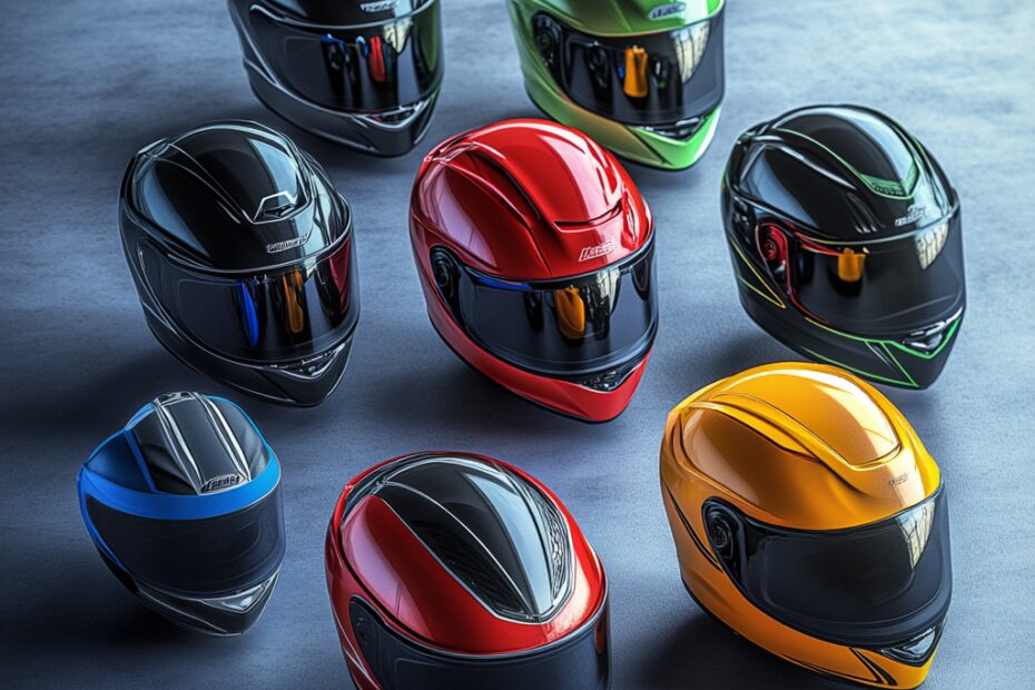 Colorful Motorcycle Helmets
