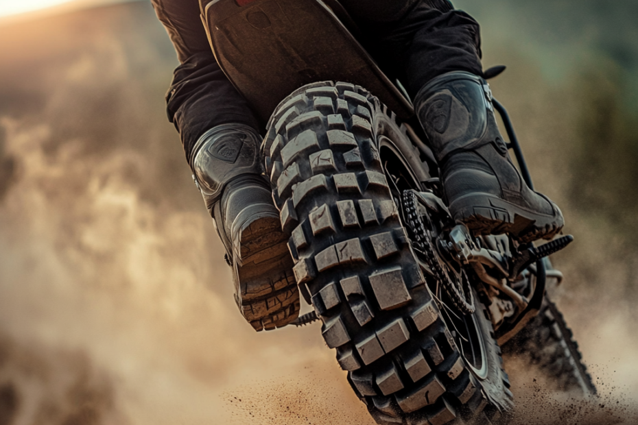 Bottes d'aventure moto - terres sauvages