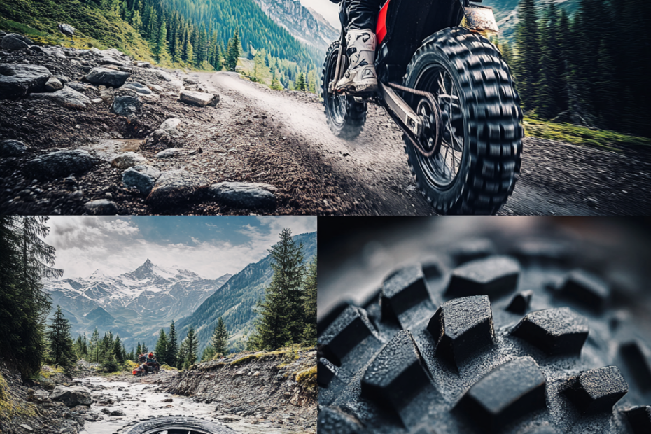 Rugged Mountain Adventure Riders